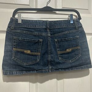 Arizona blue denim mini skirt with pockets Size 9 #denim #Y2K #DenimMiniskirt